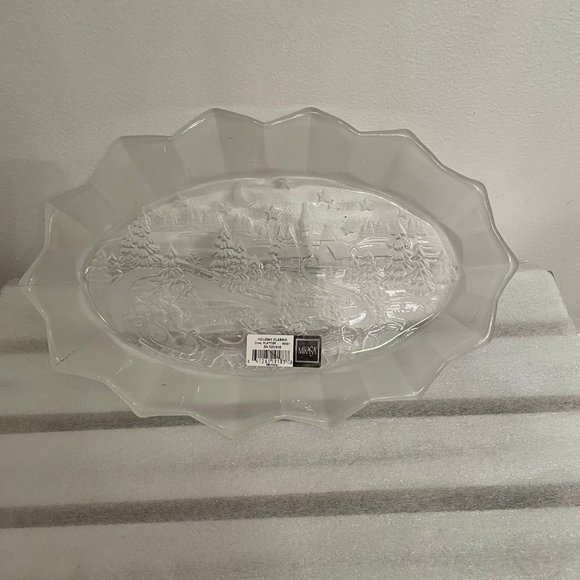 Mikasa Holiday Classics Oval Platter 11 3/4” New without Box - Picture 3 of 4
